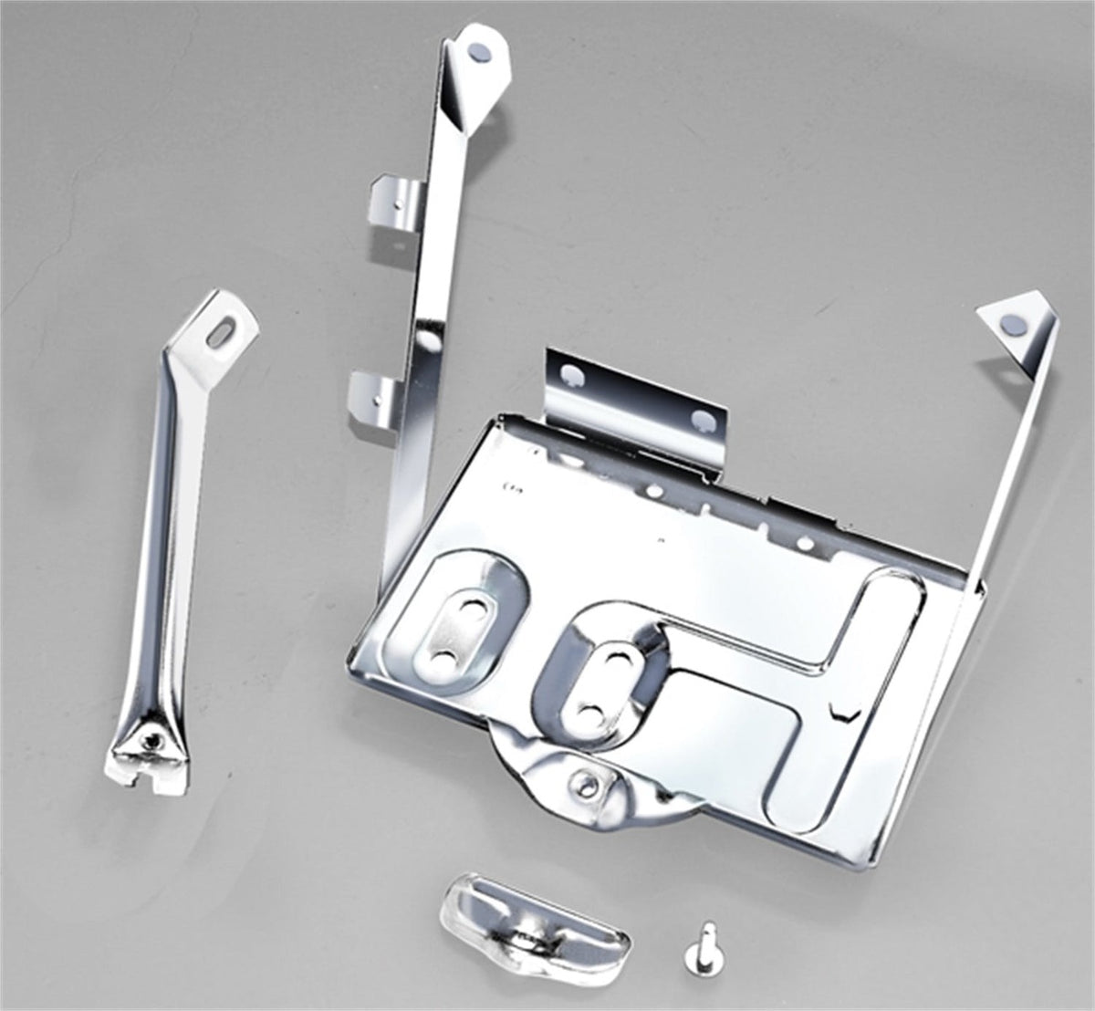 Rugged Ridge 11132.01 Battery Tray Kit, Stainless Steel