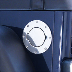 Rugged Ridge 11134.01 Non-Locking Gas Cap Door, Stainless Steel