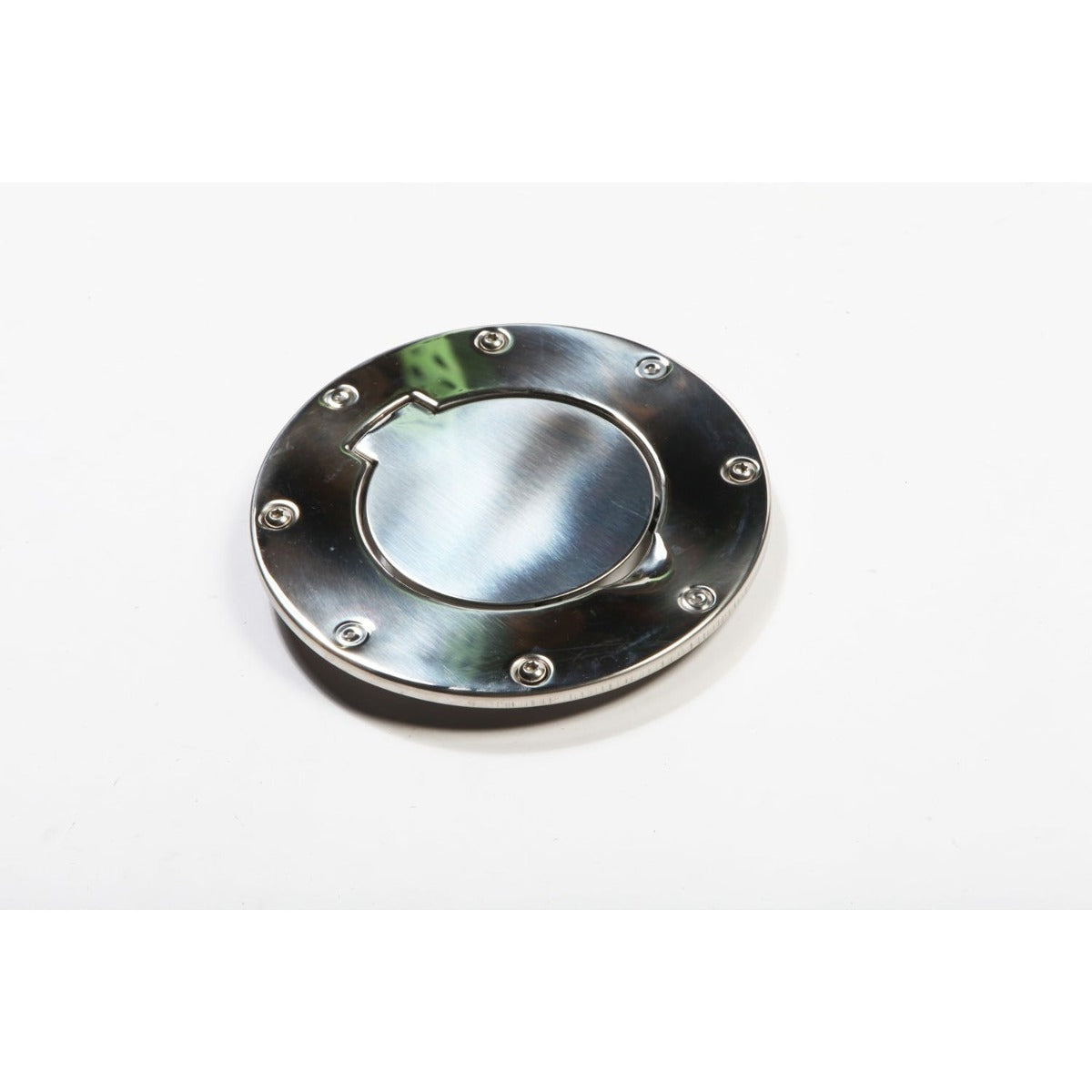 Rugged Ridge 11134.01 Non-Locking Gas Cap Door, Stainless Steel