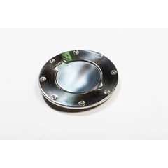 Rugged Ridge 11134.01 Non-Locking Gas Cap Door, Stainless Steel