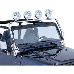 Rugged Ridge 11138.01 Full Frame Light Bar; Stainless Steel; 97-06 Jeep Wrangler TJ