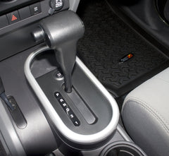 Rugged Ridge 11151.02 Shifter Bezel Trim, Brushed Silver Automatic