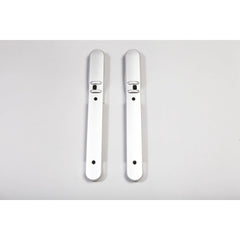 Rugged Ridge 11151.16 Front Door Handle Trim, Brushed Silver
