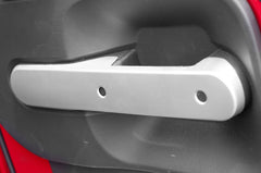 Rugged Ridge 11151.17 Rear Door Handle Trim, Silver