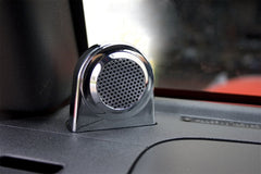 Rugged Ridge 11156.11 Tweeter Speaker Enclosures; Chrome; 07-10 Jeep Wrangler JK