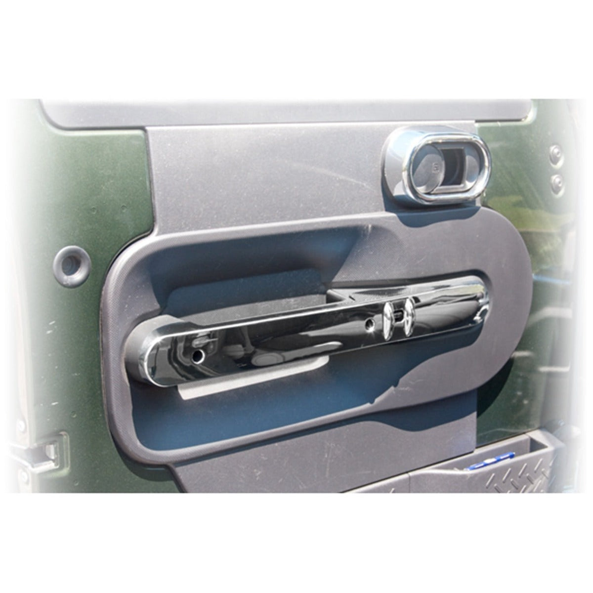 Rugged Ridge 11156.16 Front Door Handle Trim, Chrome