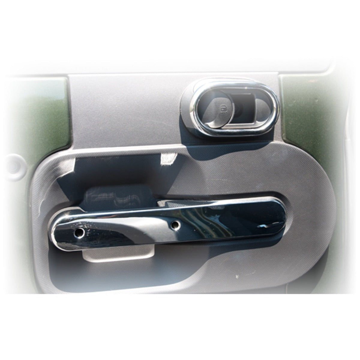 Rugged Ridge 11156.17 Rear Door Handle Trim, Chrome