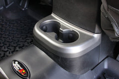 Rugged Ridge 11157.18 Center Cup Console, Charcoal, 2nd Row