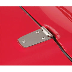 Rugged Ridge 11185.32 Hood Hinge Kit, Satin Stainless Steel
