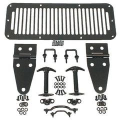 Rugged Ridge 11201.01 Hood Kit, Black