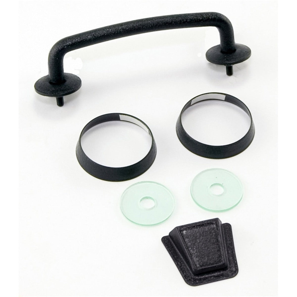 Rugged Ridge 11201.05 Windshield Tie Down Kit, Textured Black