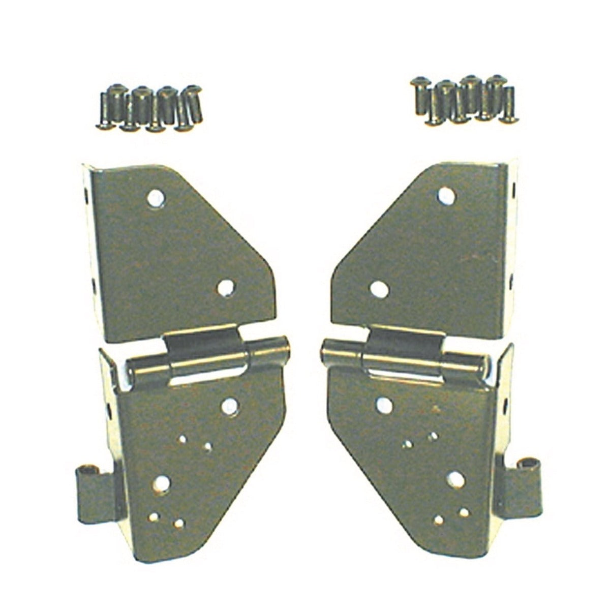 Rugged Ridge 11209.01 Windshield Hinges, Black