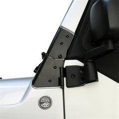Rugged Ridge 11209.02 Windshield Hinges, Black