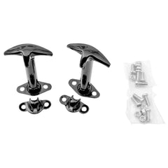 Rugged Ridge 11210.01 Hood Catch Kit; Black; 41-95 Jeep CJ/Wrangler YJ