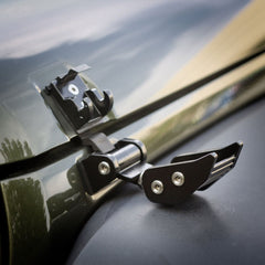 Rugged Ridge 11210.11 Hood Catches; Black; 07-17 Jeep Wrangler JK