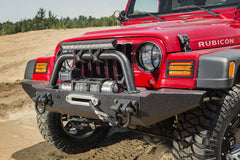 Rugged Ridge 11210.15 Hood Catches; Black Aluminum; 97-06 Jeep Wrangler TJ