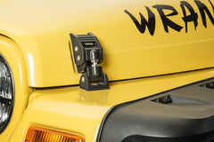 Rugged Ridge 11210.18 Hood Catches; Textured Black; 97-06 Jeep Wrangler TJ