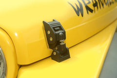 Rugged Ridge 11210.18 Hood Catches; Textured Black; 97-06 Jeep Wrangler TJ