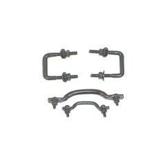Rugged Ridge 11211.01 Windshield Tie Down Kit; Black; 55-95 Jeep CJ/Wrangler YJ