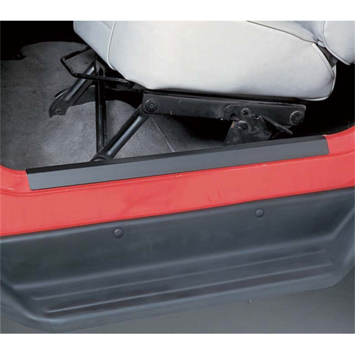 Rugged Ridge 11216.01 Door Entry Guard Set; Black; 97-06 Jeep Wrangler TJ
