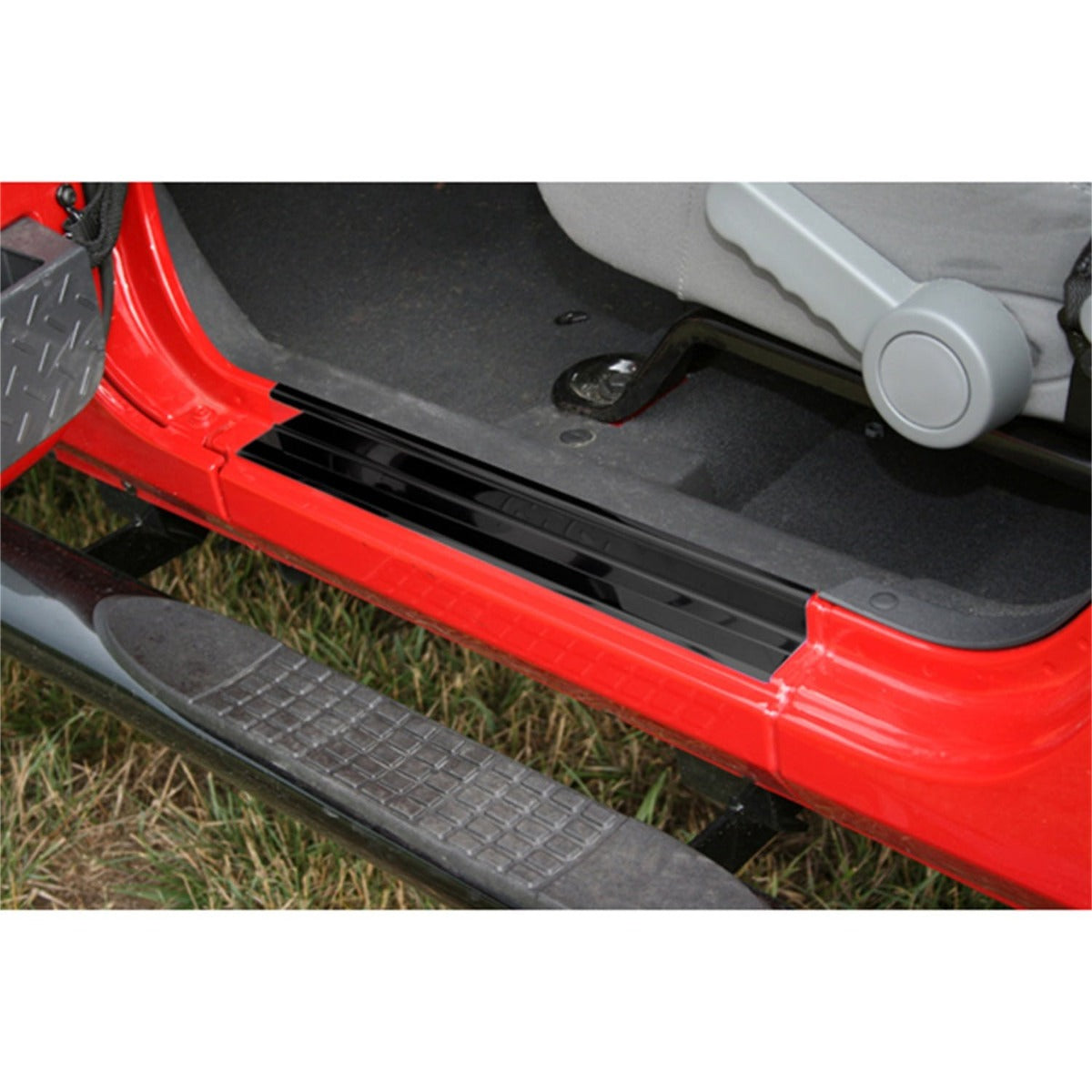 Rugged Ridge 11216.10 Door Entry Guard Set; Black; 07-17 Jeep Wrangler JK