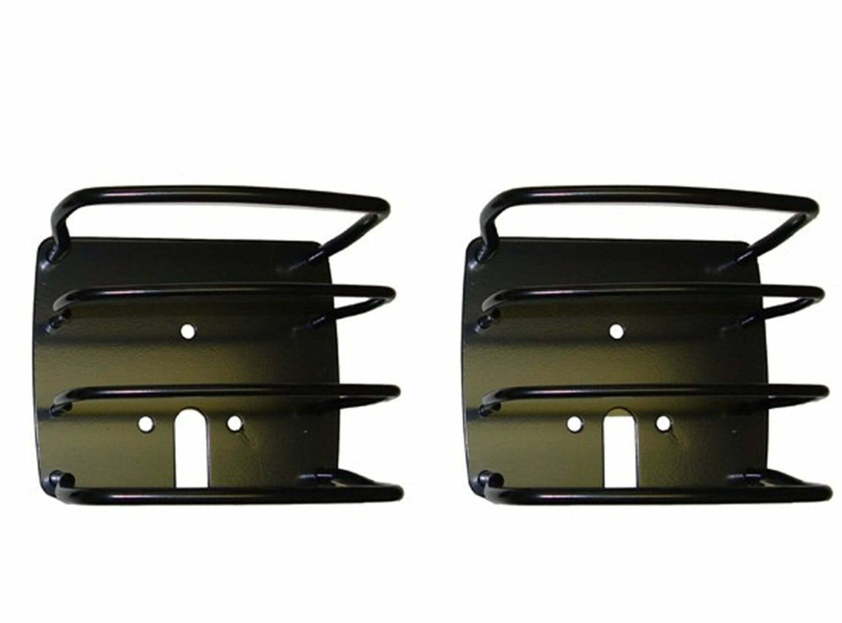 Rugged Ridge 11226.01 Euro Tail Light Guards; Black; 76-06 Jeep CJ/Wrangler YJ/TJ