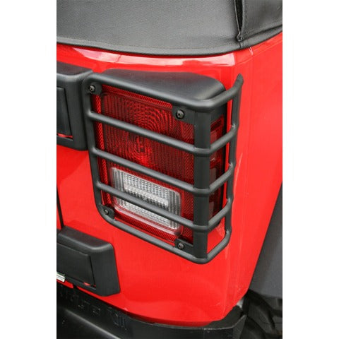 Rugged Ridge 11226.02 Tail Light Euro Guards; Black; 07-17 Jeep Wrangler JK