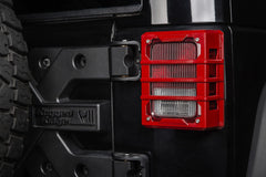 Rugged Ridge 11226.06 Elite Tail Light Guards, Red
