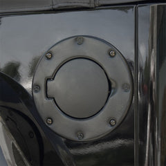 Rugged Ridge 11229.01 Non-Locking Gas Cap Door; Black; 97-06 Jeep Wrangler TJ