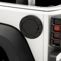 Rugged Ridge 11229.02 Non-Locking Gas Cap Door; Black; 07-17 Jeep Wrangler JK