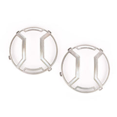 Rugged Ridge 11230.16 Elite Headlight Euro Guards; Raw; 07-17 Jeep Wrangler JK/JKU