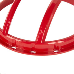 Rugged Ridge 11230.17 Elite; Pivotal Headlight Euro Guard; Red; 07-17 Jeep Wrangler JK