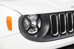 Rugged Ridge 11230.20 Headlight Euro Guards; Textured Black; 15-17 Jeep Renegade
