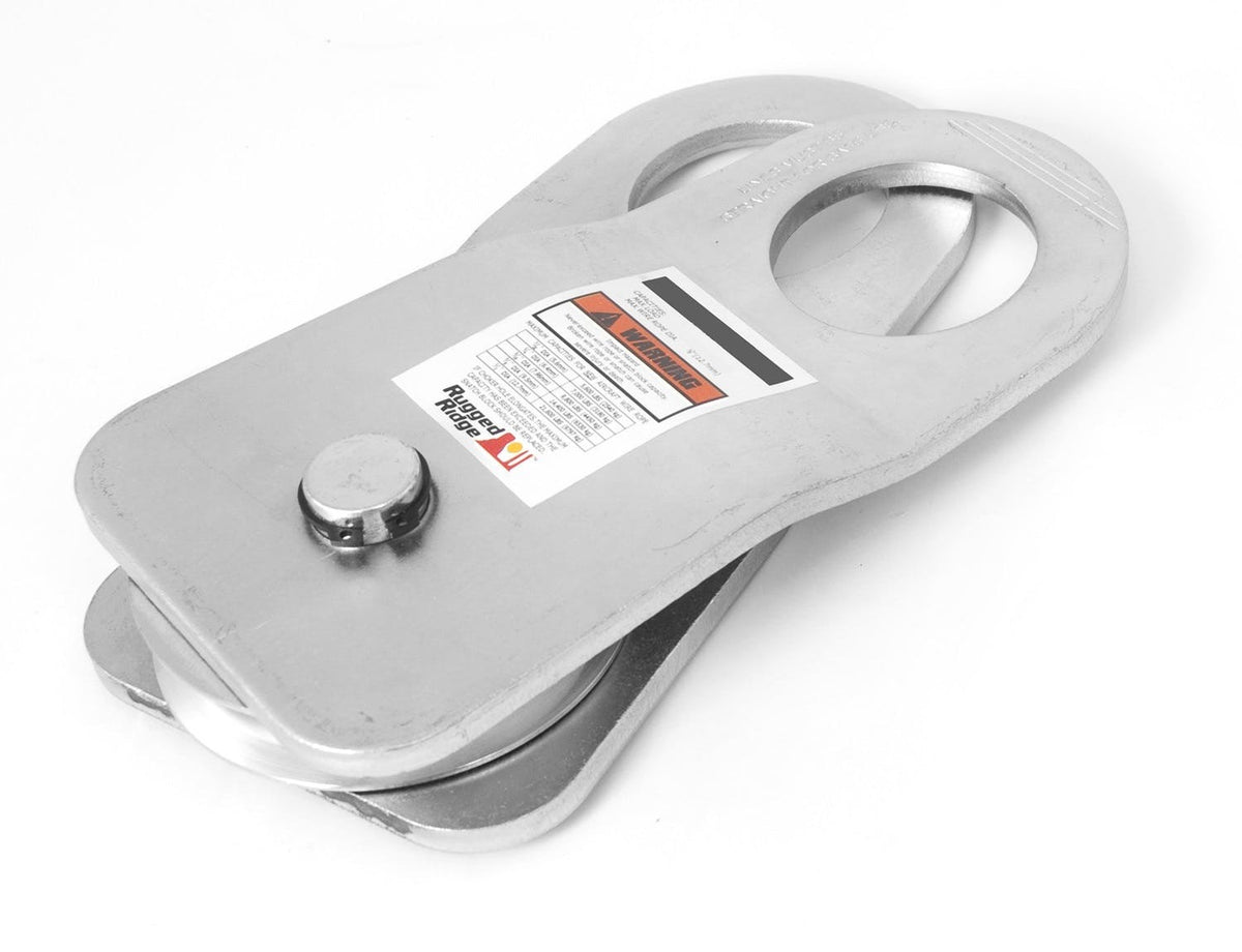 Rugged Ridge 11235.12 Snatch Block Pulley; 8000 pounds