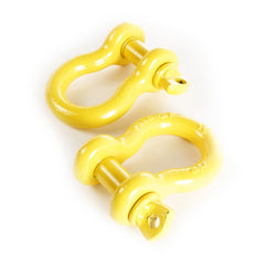 Rugged Ridge 11235.14 D-Rings; 7/8-Inch; Yellow; Pair