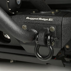 Rugged Ridge 11235.19 D-Ring; 7/8-Inch; 13500 Pound; Black