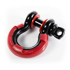 Rugged Ridge 11235.31 D-Shackle Isolator Kit; Red Pair; 3/4-Inch
