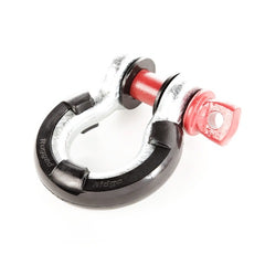 Rugged Ridge 11235.40 D-Shackle Isolator Kit; Black Pair; 7/8-Inch