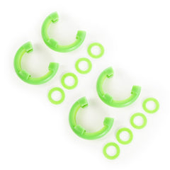 Rugged Ridge 11235.63 D-Ring Isolator Kit; Green 2-Pair; 3/4-Inch