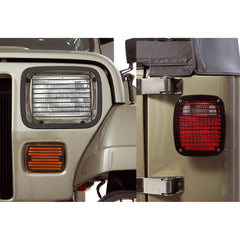 Rugged Ridge 11236.20 Stone Guard Set; Black; 87-95 Jeep Wrangler YJ