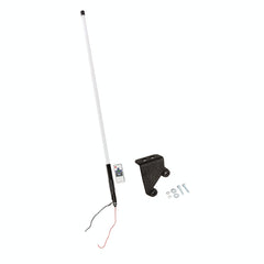 Rugged Ridge 11250.22 RGB Lighted Whip, 39 Inches (1Meter), W/Bracket