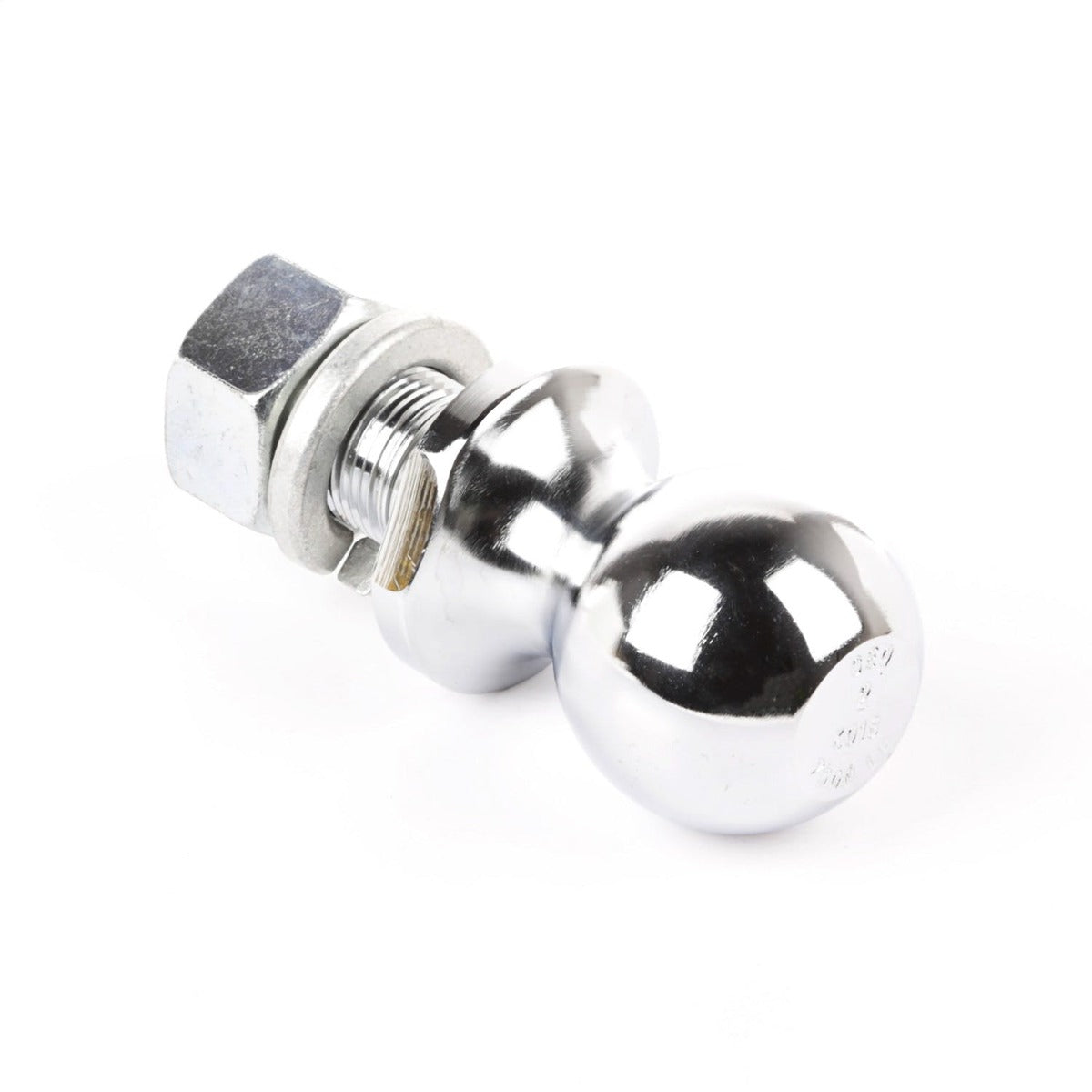 Rugged Ridge 11305.03 2in. Trailer Hitch Ball; 1in. Dia. Shank; Chrome