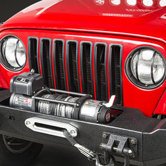 Rugged Ridge 11306.03 Grille Inserts; Black; 97-06 Jeep Wrangler TJ