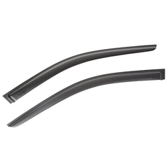 Rugged Ridge 11349.07 Front Window Visors, Matte Black