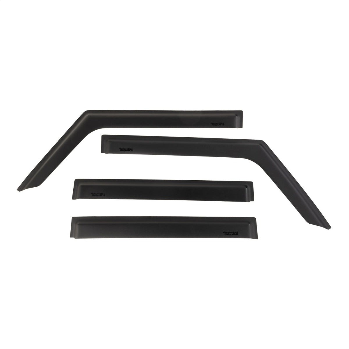 Rugged Ridge 11349.17 Window Visors, Matte Black