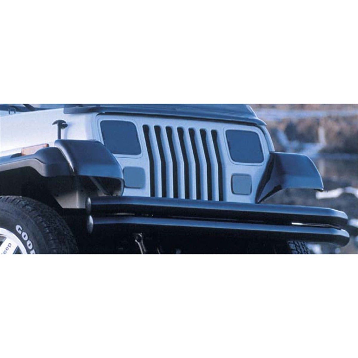 Rugged Ridge 11351.01 Molded Fender Guards; 87-95 Jeep Wrangler YJ