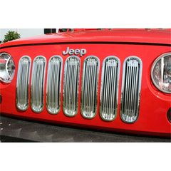 Rugged Ridge 11401.20 Billet Grille Insert, Polished Aluminum