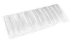 Rugged Ridge 11401.21 Chrome Grille Insert; 07-17 Jeep Wrangler JK