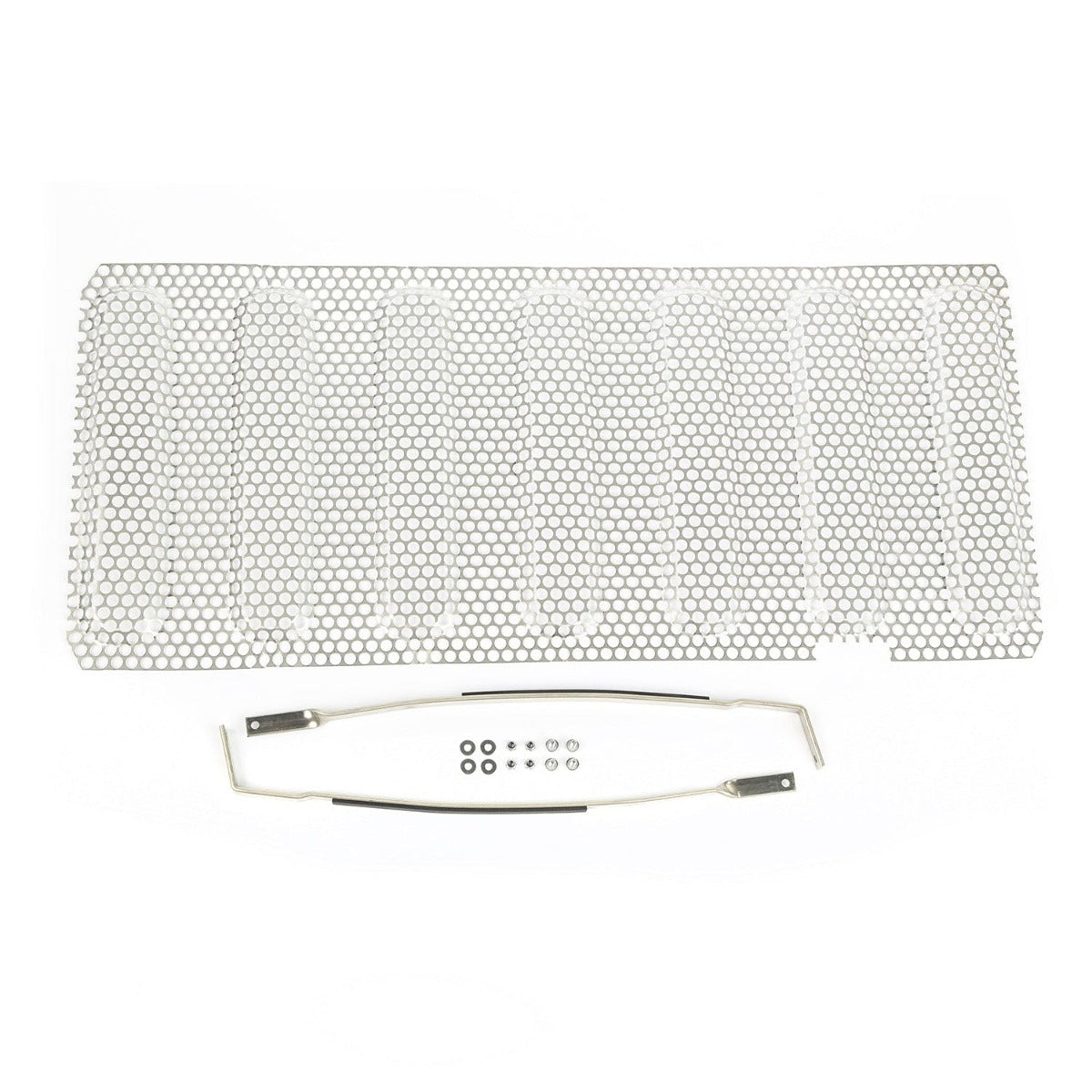 Rugged Ridge 11401.22 Grille Insert; Satin Stainless Steel; 07-17 Jeep Wrangler JK