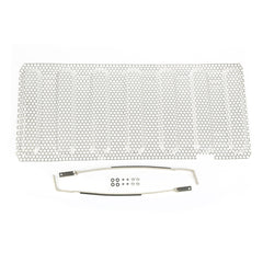Rugged Ridge 11401.22 Grille Insert; Satin Stainless Steel; 07-17 Jeep Wrangler JK